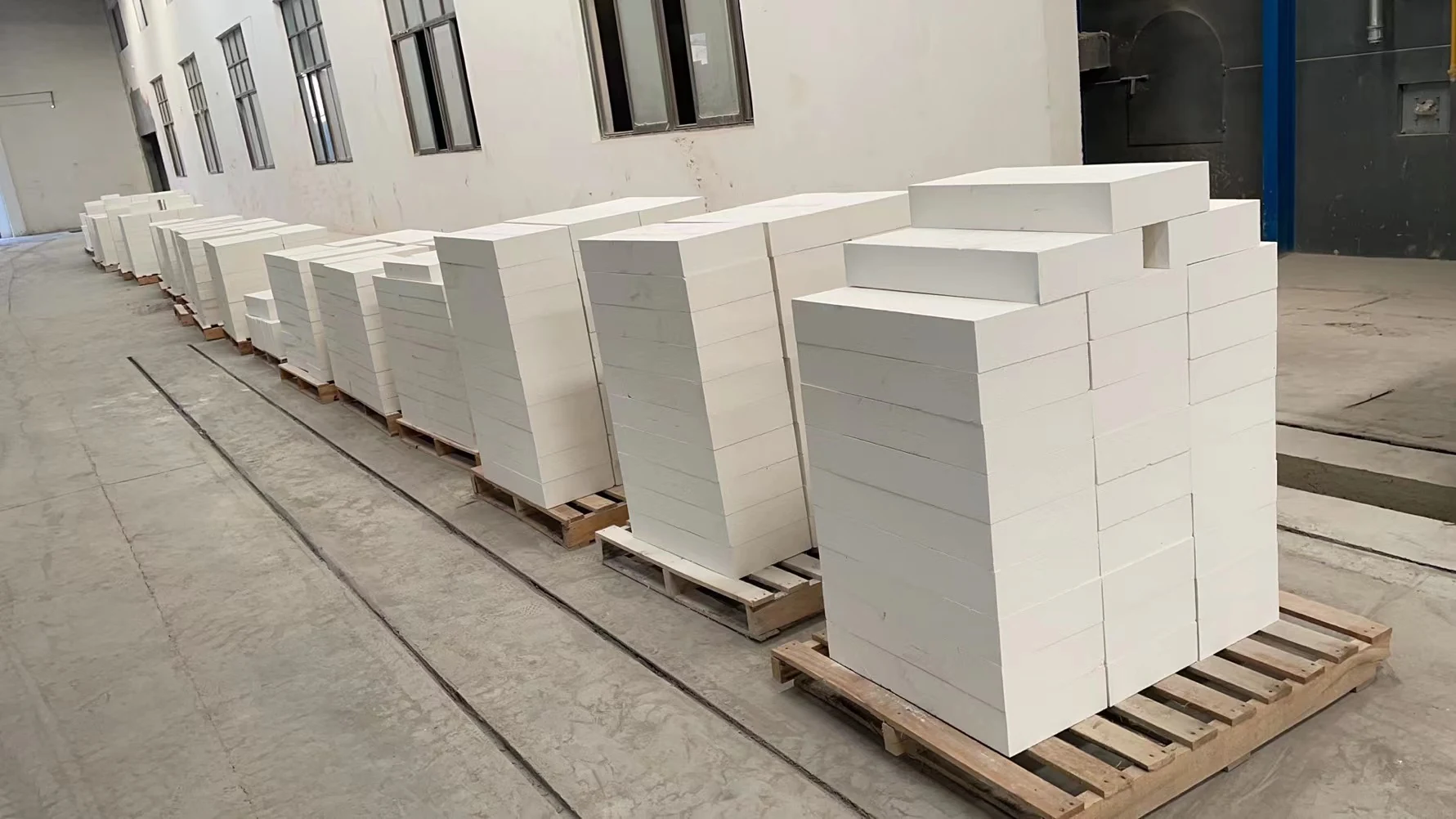 Insulation brick shapes in supplied company archive